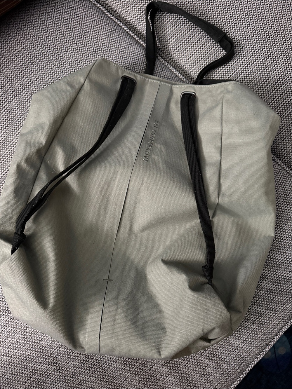 REI Cooperative Green Canvas Convertible Tote or Backpack - Picture 2 of 15